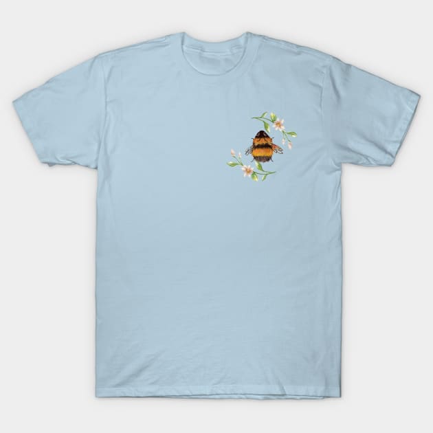 Plump Pollinator T-Shirt by LylaLace Studio